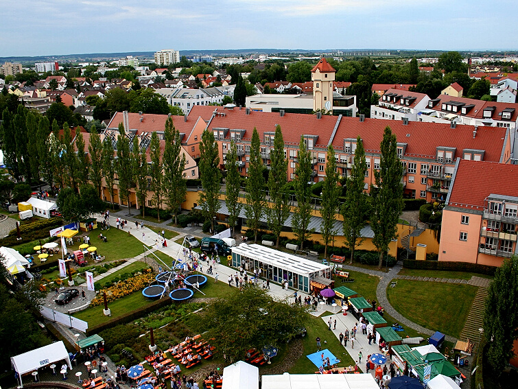 Gersthofen, Kulturina 2011 von oben